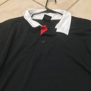 A Short Sleeved Collard Shirt